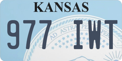 KS license plate 977IWT