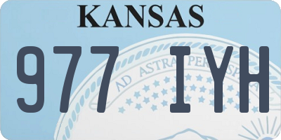 KS license plate 977IYH
