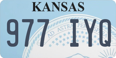 KS license plate 977IYQ