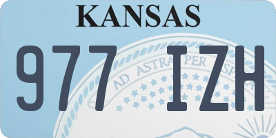 KS license plate 977IZH