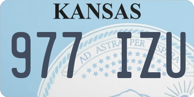 KS license plate 977IZU