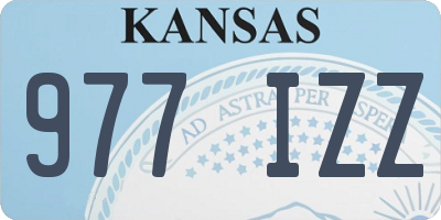 KS license plate 977IZZ