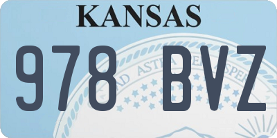 KS license plate 978BVZ