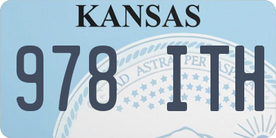 KS license plate 978ITH