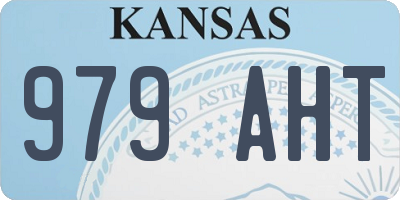 KS license plate 979AHT