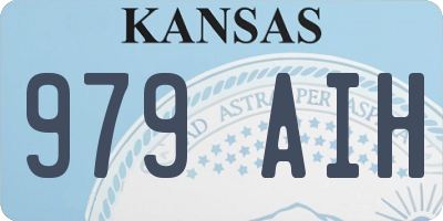 KS license plate 979AIH