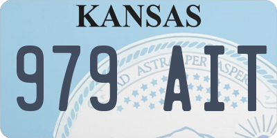 KS license plate 979AIT