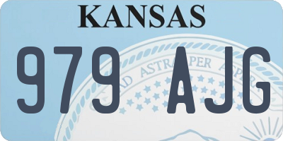 KS license plate 979AJG