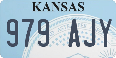 KS license plate 979AJY