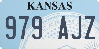 KS license plate 979AJZ