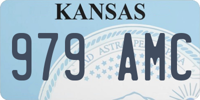 KS license plate 979AMC