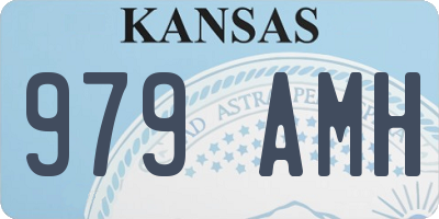 KS license plate 979AMH