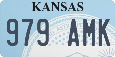 KS license plate 979AMK