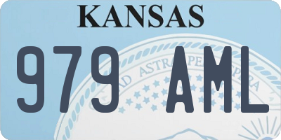 KS license plate 979AML