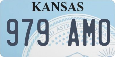 KS license plate 979AMO