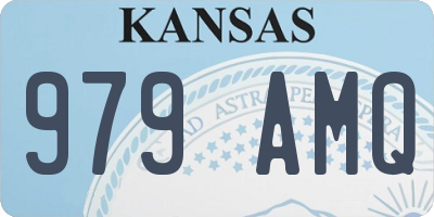 KS license plate 979AMQ