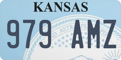 KS license plate 979AMZ