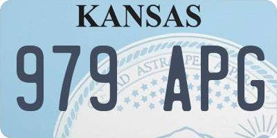KS license plate 979APG