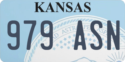 KS license plate 979ASN
