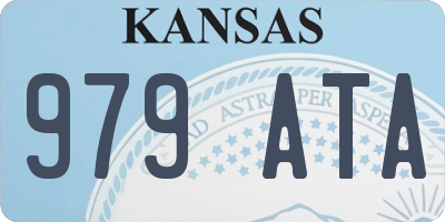 KS license plate 979ATA