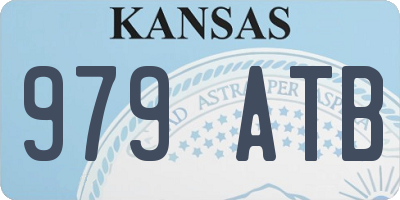 KS license plate 979ATB