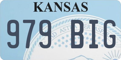 KS license plate 979BIG