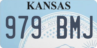 KS license plate 979BMJ