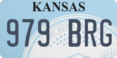 KS license plate 979BRG