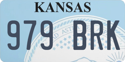 KS license plate 979BRK