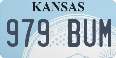 KS license plate 979BUM