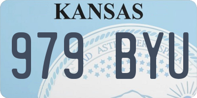 KS license plate 979BYU