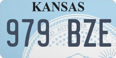 KS license plate 979BZE