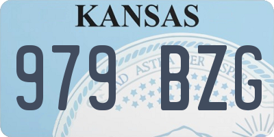 KS license plate 979BZG