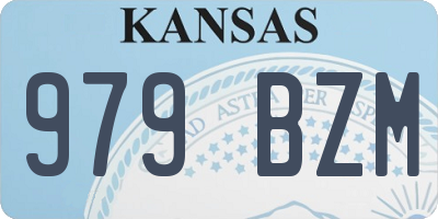 KS license plate 979BZM