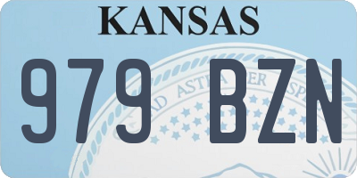 KS license plate 979BZN
