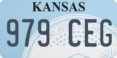 KS license plate 979CEG