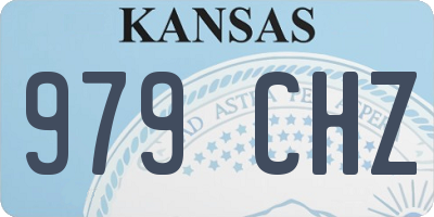 KS license plate 979CHZ