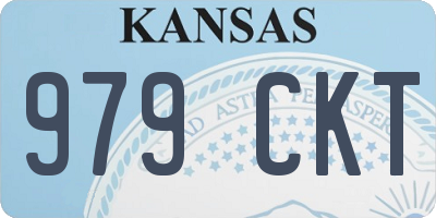KS license plate 979CKT