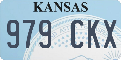 KS license plate 979CKX