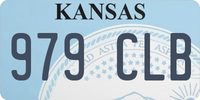 KS license plate 979CLB
