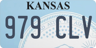 KS license plate 979CLV