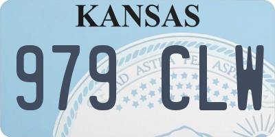 KS license plate 979CLW