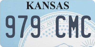 KS license plate 979CMC