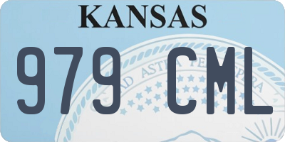 KS license plate 979CML
