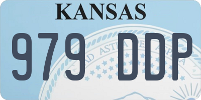 KS license plate 979DDP