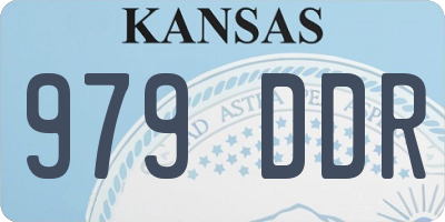 KS license plate 979DDR