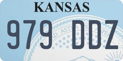 KS license plate 979DDZ