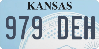 KS license plate 979DEH