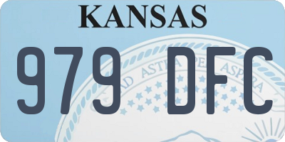 KS license plate 979DFC