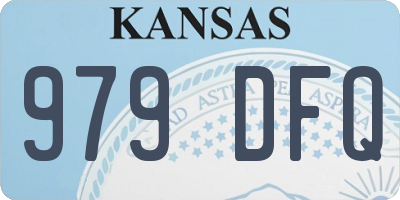KS license plate 979DFQ